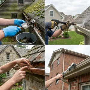 Rain Gutter Cleaning